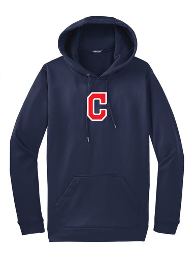 COLONELS C LOGO- NAVY- Gildan Hoodie- Youth and Adult