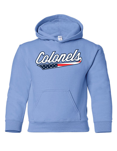 COLONELS- Baby Blue- Gildan Hoodie- Youth and Adult