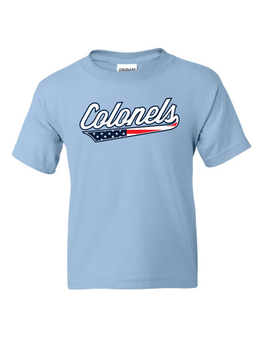 COLONELS BABY BLUE T shirt Youth and Adult