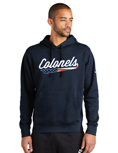 COLONELS Nike Club Fleece Hooded Sweatshirt- Navy or Grey- Adult